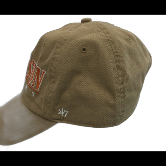 47 Brand Cap Hat Unisex Snapback Tan & Orange Clemson Tigers Embroidered - Picture 4 of 8